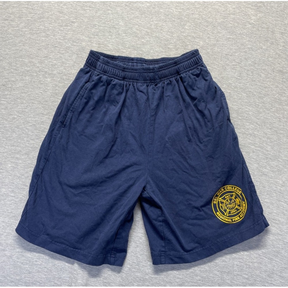 Sport-Tek Athletic Shorts Mens Small Navy Del Mar College Regional Fire Academy